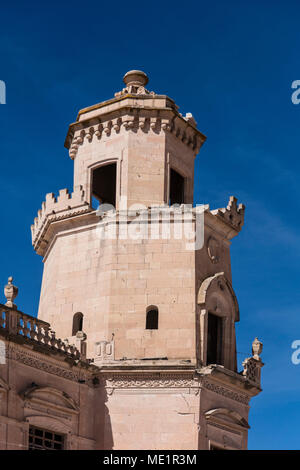 Il vecchio hacienda di JARAL DE BERRIO fu fondata nel 1775 e una volta alloggiata 6500 persone - stato di Guanajuato, Messico Foto Stock