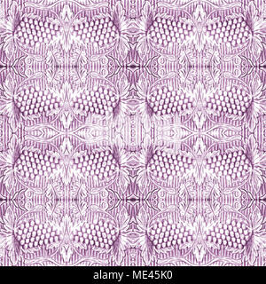 Modello senza cuciture con uve. Argomento della vinificazione. Foglie e bacche e vitigno. Abstract background. Etichetta del vino gli elementi di design. Foto Stock