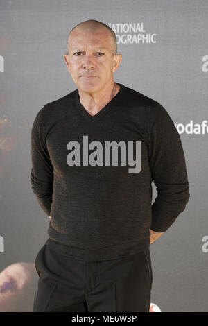 Antonio Banderas assiste un photocall per National Geographic antologia della serie 'Genius: Picasso" al Palace Hotel offre: Antonio Banderas dove: Madrid, Spagna Quando: 21 Mar 2018 Credit: Oscar Gonzalez/WENN.com Foto Stock