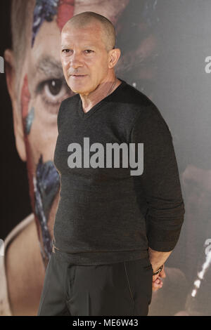 Antonio Banderas assiste un photocall per National Geographic antologia della serie 'Genius: Picasso" al Palace Hotel offre: Antonio Banderas dove: Madrid, Spagna Quando: 21 Mar 2018 Credit: Oscar Gonzalez/WENN.com Foto Stock