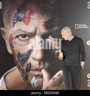 Antonio Banderas assiste un photocall per National Geographic antologia della serie 'Genius: Picasso" al Palace Hotel offre: Antonio Banderas dove: Madrid, Spagna Quando: 21 Mar 2018 Credit: Oscar Gonzalez/WENN.com Foto Stock