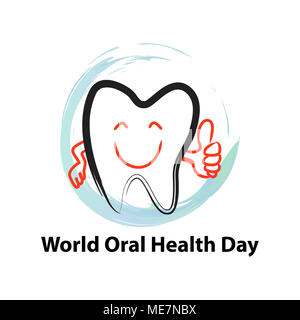 Mondo Salute orale giorno Foto Stock