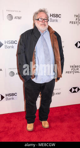 New York, Stati Uniti d'America, 21 Aprile 2018: Tom Hulce assiste il gabbiano premiere durante il 2018 Tribeca Film Festival a BMCC Tribeca PAC, Manhattan Foto Stock