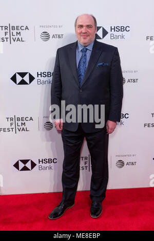 New York, Stati Uniti d'America, 21 Aprile 2018: Glenn Fleshler assiste premiere di Seagull al Tribeca Film Festival a credito BMCC: lev radin/Alamy Live News Foto Stock