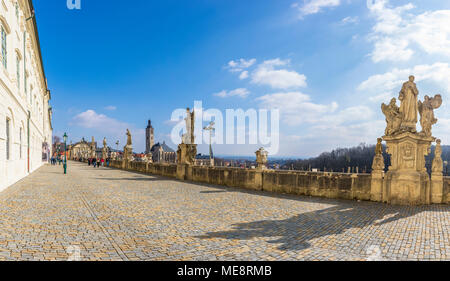 Kostnice Sedlec, Santa Barbara cattedrale, Barbara Street, Kutna Hora, Repubblica Ceca Foto Stock