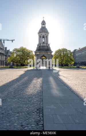 Dublin, The Campanile - Trinity College - Irlanda Foto Stock