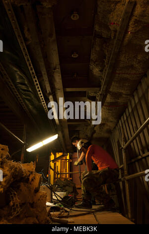 Interno del Power Plant, Est Europa Foto Stock