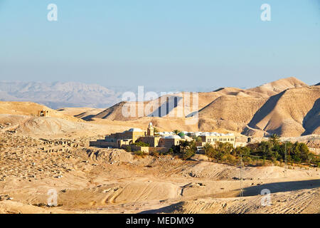 Nabi Musa, tomba del profeta Mosè, vicino a Gerico e Gerusalemme nel deserto della Giudea, Cisgiordania, Israele Foto Stock