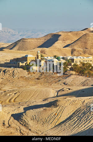 Nabi Musa, tomba del profeta Mosè, vicino a Gerico e Gerusalemme nel deserto della Giudea, Cisgiordania, Israele Foto Stock