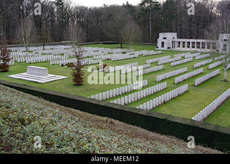 Poligono di Anzac memoriale del legno in Zonnebeke, Belgio Foto Stock