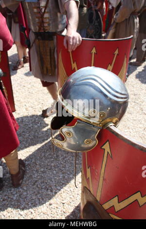 Roma, Italia, 22 aprile 2018. 2771 Compleanno - nascita di Roma le celebrazioni al Circo Massimo, ROMA, Italia, il 22 aprile, 2018 Credit: Gari Wyn Williams/Alamy Live News Foto Stock