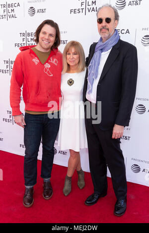 New York, Stati Uniti d'America - 22 Aprile 2018: Jake Lacy, Mary Kay Place, Kent Jones frequentare premiere di Diane durante il Tribeca Film Festival al teatro SVA Credito: lev radin/Alamy Live News Foto Stock