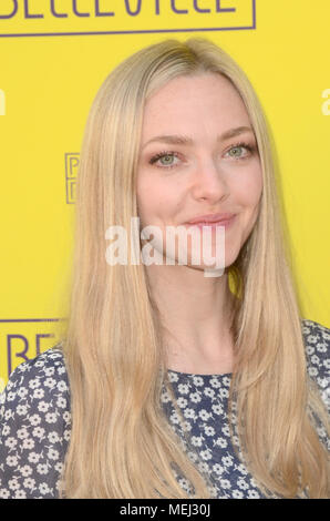 Pasadena, California, Stati Uniti d'America. 22 apr, 2018. Amanda Seyfried alla serata di apertura dell'a Belleville playhouse di Pasadena il 22 aprile 2018 a Pasadena, in California. Credito: David Edwards/media/punzone Alamy Live News Foto Stock