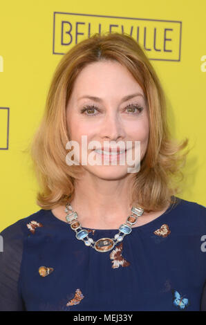 Pasadena, California, Stati Uniti d'America. 22 apr, 2018. Sharon Lawrence alla serata di apertura dell'a Belleville playhouse di Pasadena il 22 aprile 2018 a Pasadena, in California. Credito: David Edwards/media/punzone Alamy Live News Foto Stock