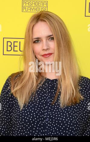 Pasadena, California, Stati Uniti d'America. 22 apr, 2018. jessica Barth presso gli arrivi per apertura di Belleville notte, Pasadena Playhouse, Pasadena, CA 22 aprile 2018. Credito: Priscilla concedere/Everett raccolta/Alamy Live News Foto Stock