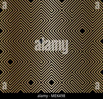 Geometrica pattern seamless sfondo. Semplice stampa grafica. Vettore di linea di ripetizione texture. Swatch moderna. Forme minimalista. Elegante Illustrazione Vettoriale