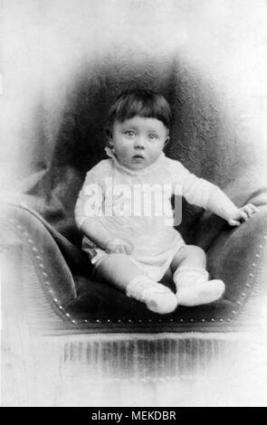 Adolf Hitler come un neonato Foto Stock