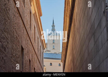 Bellissima vista del Primate Cattedrale di Santa Maria di Toledo / Catedral Primada Santa Maria de Toledo a Toledo, Spagna Foto Stock