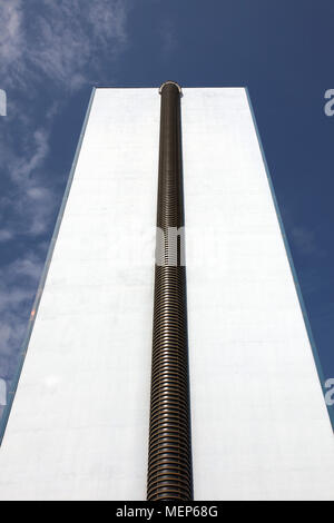 Edificio per uffici nella città di Zagabria, Croazia. Foto Stock