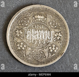 Uno storico rupee coin Foto Stock