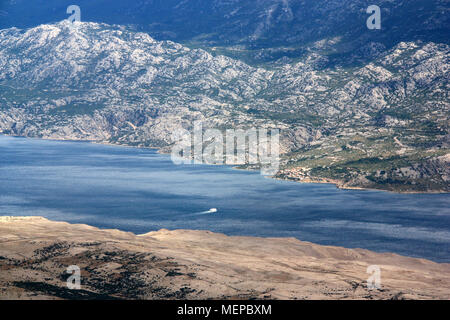 La costa croata Foto Stock