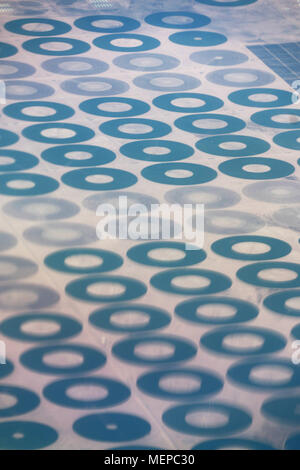 Inverdimento deserto: Crop Circles (Center-Pivot irrigazione) Foto Stock