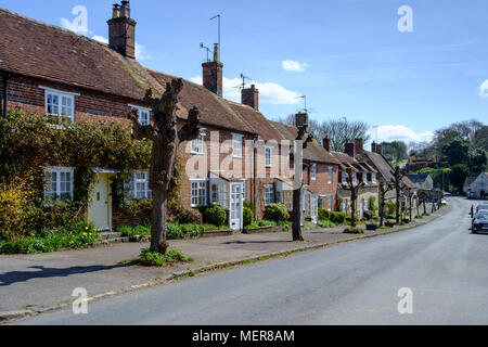 Hindon un piccolo villaggio vicino Warminster Wiltshire, Inghilterra REGNO UNITO Foto Stock