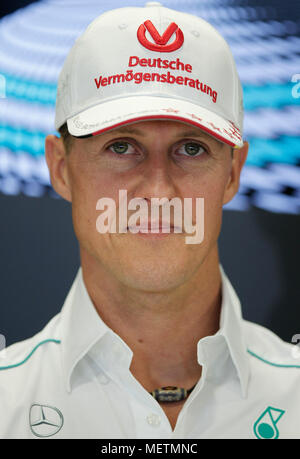 Monza, Italia. 09Sep, 2012. Monza, Italia - 09 settembre, 2012 : Campionato del Mondo di Formula 1 a Autodromo di Monza con Michael Schumacher e la Mercedes Grand Prix Petronas, Schuhmacher | Utilizzo di credito in tutto il mondo: dpa/Alamy Live News Foto Stock