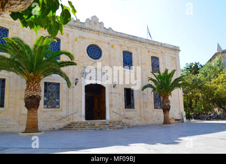 Creta, Grecia 09.12.2013. Heraklion.La Cattedrale in stile bizantino di Creta - La Basilica Cattedrale di San Tito Foto Stock