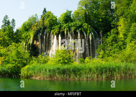 I laghi di Plitvice, Croazia Foto Stock