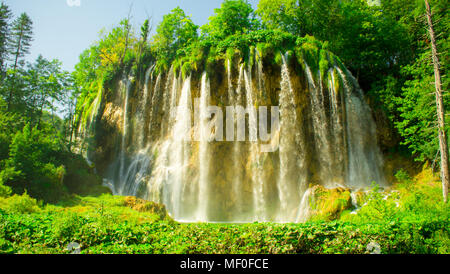 I laghi di Plitvice, Croazia Foto Stock