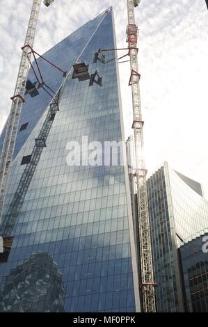 Londra il cielo di raschiatori e dello skyline di modifica Foto Stock
