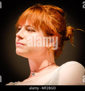 Londra, Regno Unito. Il 23 aprile 2018. Jessie Buckley appare su Mark Kermode live in 3D su lunedì 23 aprile 2018 tenutasi Al BFI Southbank di Londra. Nella foto: Jessie Buckley. Foto da: Julie Edwards Credito: Julie Edwards/Alamy Live News Foto Stock