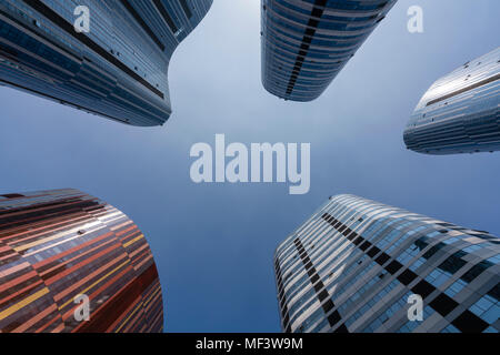 Grattacieli di Pechino Foto Stock