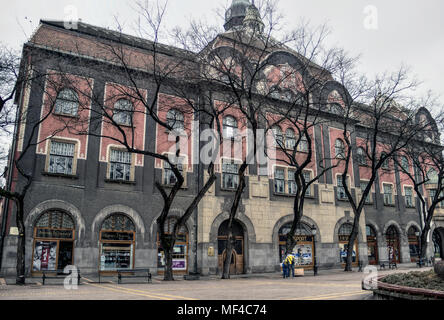 SUBOTICA, Vojvodina, SERBIA - La Piazza della Libertà si trova nel centro della città Foto Stock