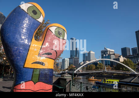 Southbank, Melbourne, Australia Foto Stock