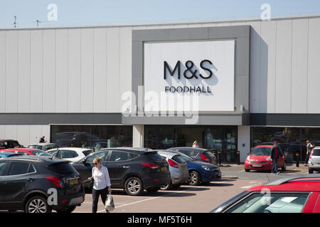 Gapton Hall Retail Park, Great Yarmouth Foto Stock