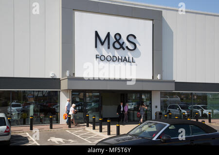 Gapton Hall Retail Park, Great Yarmouth Foto Stock