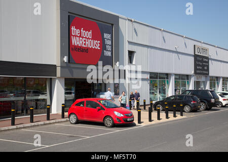 Gapton Hall Retail Park, Great Yarmouth Foto Stock