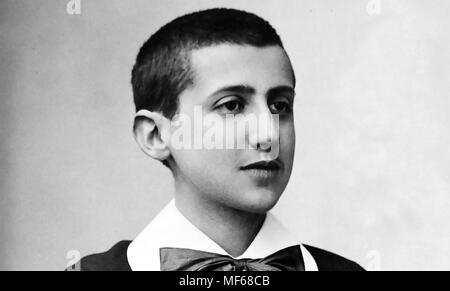 MARCEL Proust (1871-1922) romanziere francese circa 1890 Foto Stock