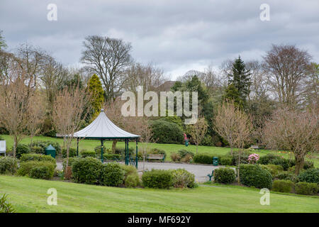 Central Park, Haworth Bronte Village, West Yorkshire, Inghilterra. Foto Stock