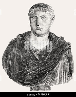 Otho, Marcus Salvius Otho Caesar Augustus, 32 - 69, imperatore romano per tre mesi Foto Stock