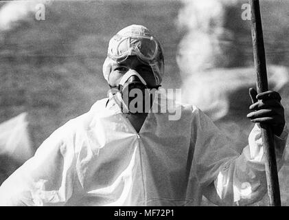 Seveso, disastro ecologico dopo l esplosione chimica impianto, 1976 Foto Stock