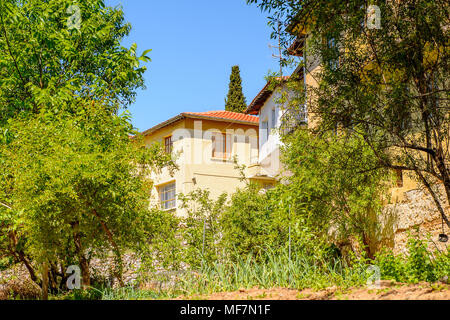 Architettura di Kastoria, Macedonia occidentale, Grecia Foto Stock