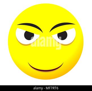 Icona Emoji con facce emotivo Illustrazione Vettoriale