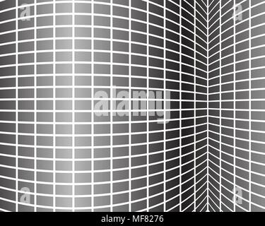 Sfondo bstract il vetro da costruzione su sfondo bianco, moderno ed elegante texture. Ripetizione piastrelle geometriche - vettore illustrazione dello sfondo Illustrazione Vettoriale