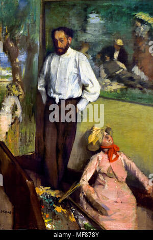 Ritratto di Henri Michel Lévy (1878) di Edgar Degas 1834-1917 Francia - Francese Foto Stock