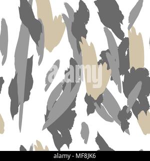 Militari di camuffamento di texture con macchie di acquerello Illustrazione Vettoriale