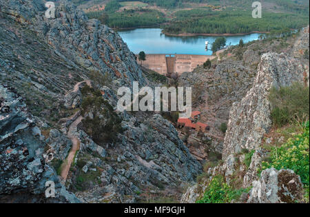 Penha Garcia Mills al geoparco Foto Stock