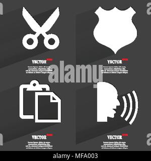 Set di icone di moda, simboli di trend. Design piatto per il vostro web-design. Illustrazione Vettoriale Illustrazione Vettoriale